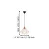 94194_DIMENSION_0001 | Eglo Romania Pendul TARBES E27 IP20 94194