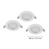94235_DIMENSION_0001 | Eglo Romania Set 3 spoturi PENETO GU10 3X2.8W IP20 94235
