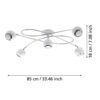 94252_DIMENSION_0001 | Eglo Romania Plafonieră LOCANDA LED GU10 5X2.8W IP20 94252