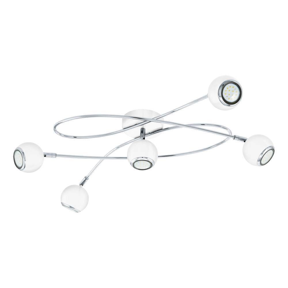 94252_VIEW_0001 | Eglo Romania Plafonieră LOCANDA LED GU10 5X2.8W IP20 94252