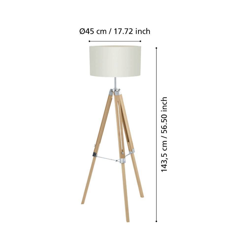 94324_DIMENSION_0001 | Eglo Romania Lampadar LANTADA E27 IP20 94324