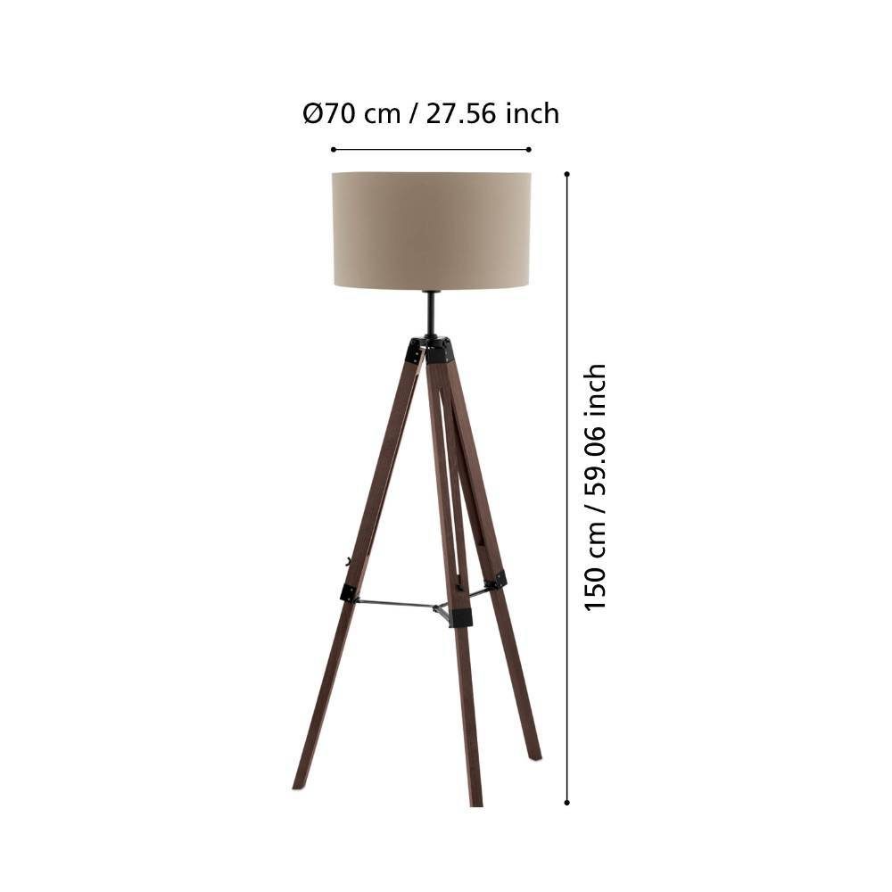 94326_DIMENSION_0001 | Eglo Romania Lampadar LANTADA E27 IP20 94326