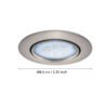 94408_DIMENSION_0001 | Eglo Romania Set 3 spoturi PENETO GU10 3X4.6W IP20 94408