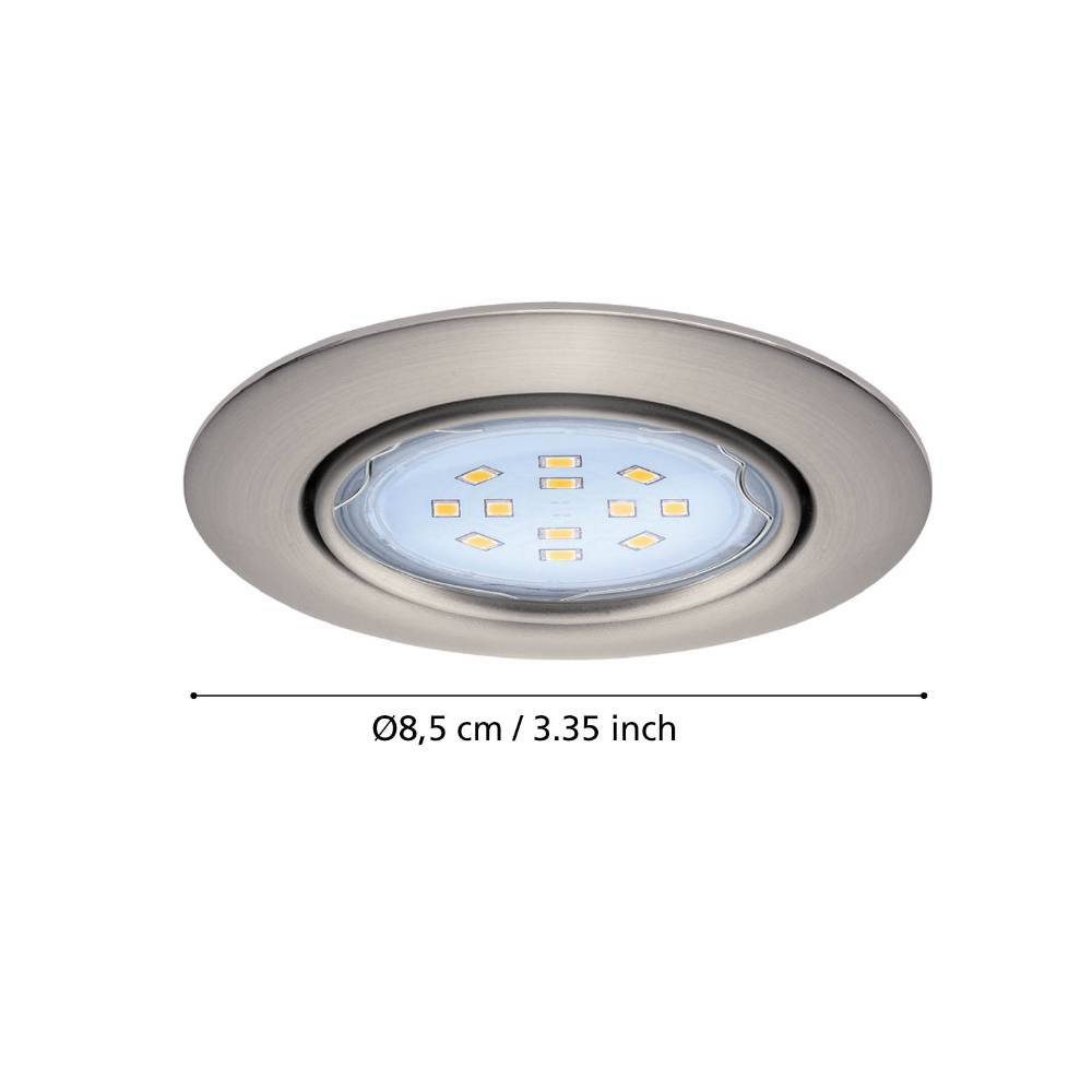 94408_DIMENSION_0001 | Eglo Romania Set 3 spoturi PENETO GU10 3X4.6W IP20 94408