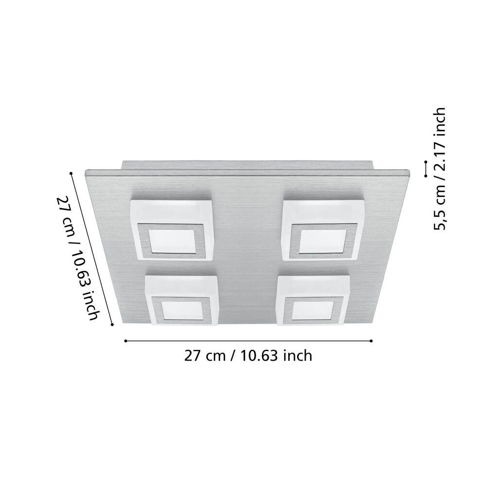 94508_DIMENSION_0001-JPG 1000px | Eglo Romania Aplică/Plafonieră MASIANO 4X3.3W IP20 94508