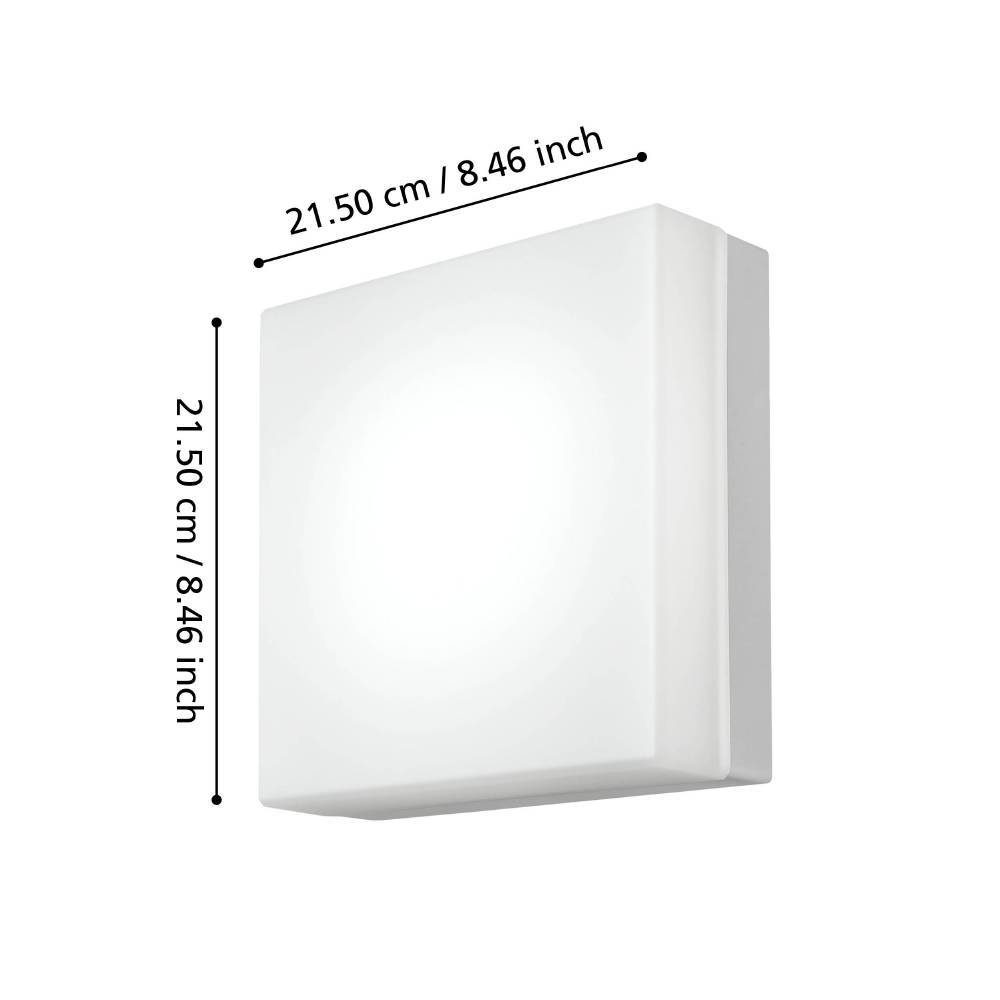94871_DIMENSION_0001 | Eglo Romania Aplică/Plafonieră SONELLA LED 8.2W IP44 94871