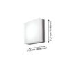 94872_DIMENSION_0001 | Eglo Romania Aplică/Plafonieră SONELLA LED 8.2W IP44 94872
