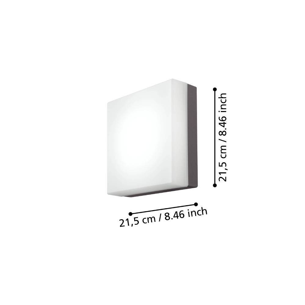 94872_DIMENSION_0001 | Eglo Romania Aplică/Plafonieră SONELLA LED 8.2W IP44 94872