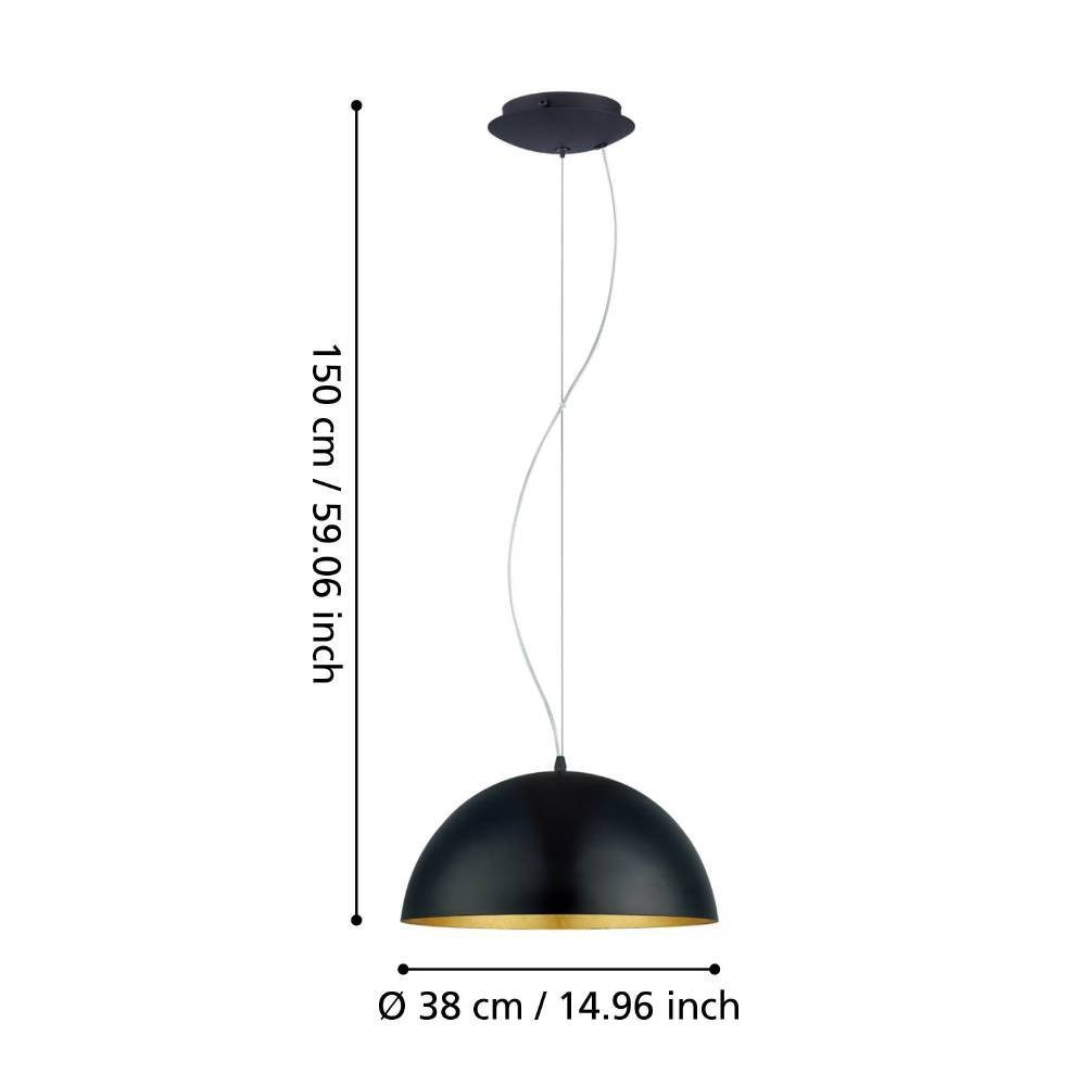 94935_DIMENSION_0001 | Eglo Romania Pendul GAETANO 1 E27 IP20 94935
