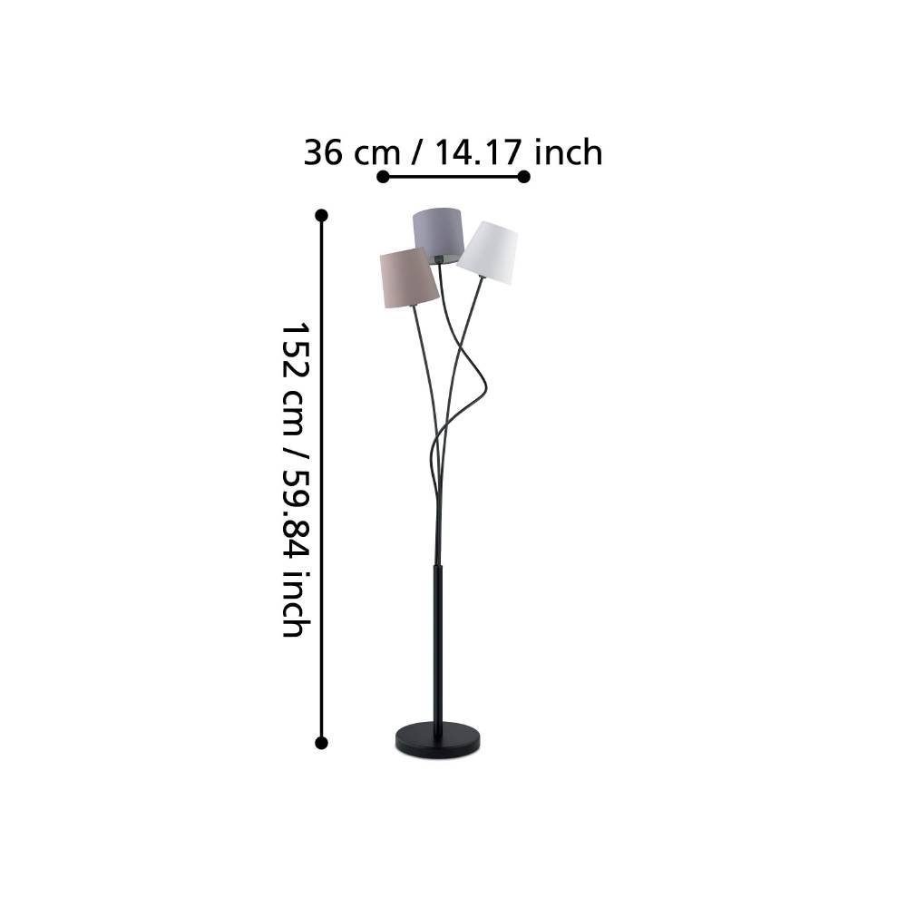 94995_DIMENSION_0001 | Eglo Romania Lampadar MARONDA 3XE14 IP20 94995