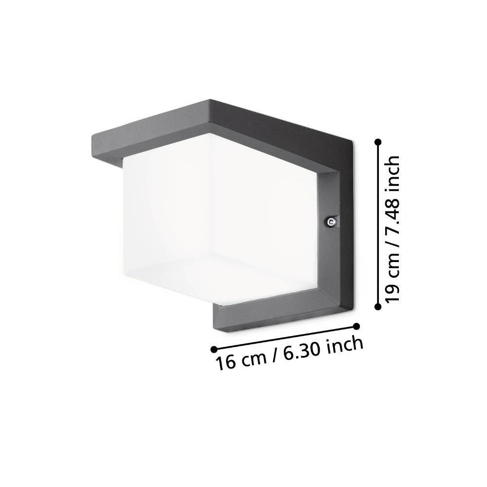 95097_DIMENSION_0001 | Eglo Romania Aplică DESELLA 1 LED 10W IP55 95097