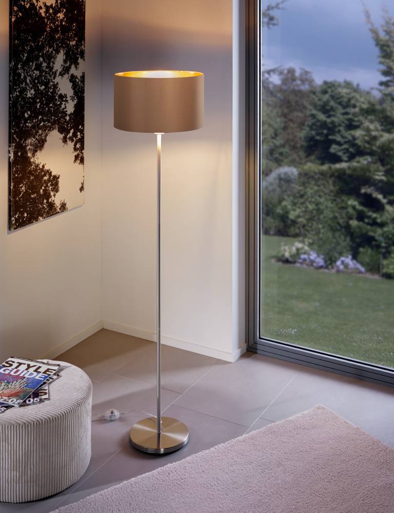 95171_AMBIENT_0001 | Eglo Romania Lampadar MASERLO E27 IP20 95171