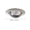95359_DIMENSION_0001 | Eglo Romania Set 3 spoturi TEDO 1 GU10 3X4.8W IP20 95359