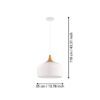 95383_DIMENSION_0001 | Eglo Romania Pendul OBREGON E27 IP20 95383