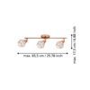 95547_DIMENSION_0001 | Eglo Romania Spot pe bară ZAPATA G9LED 3X3W IP20 95547