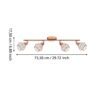 95548_DIMENSION_0001 | Eglo Romania Plafonieră ZAPATA G9-LED 4X3W IP20 95548