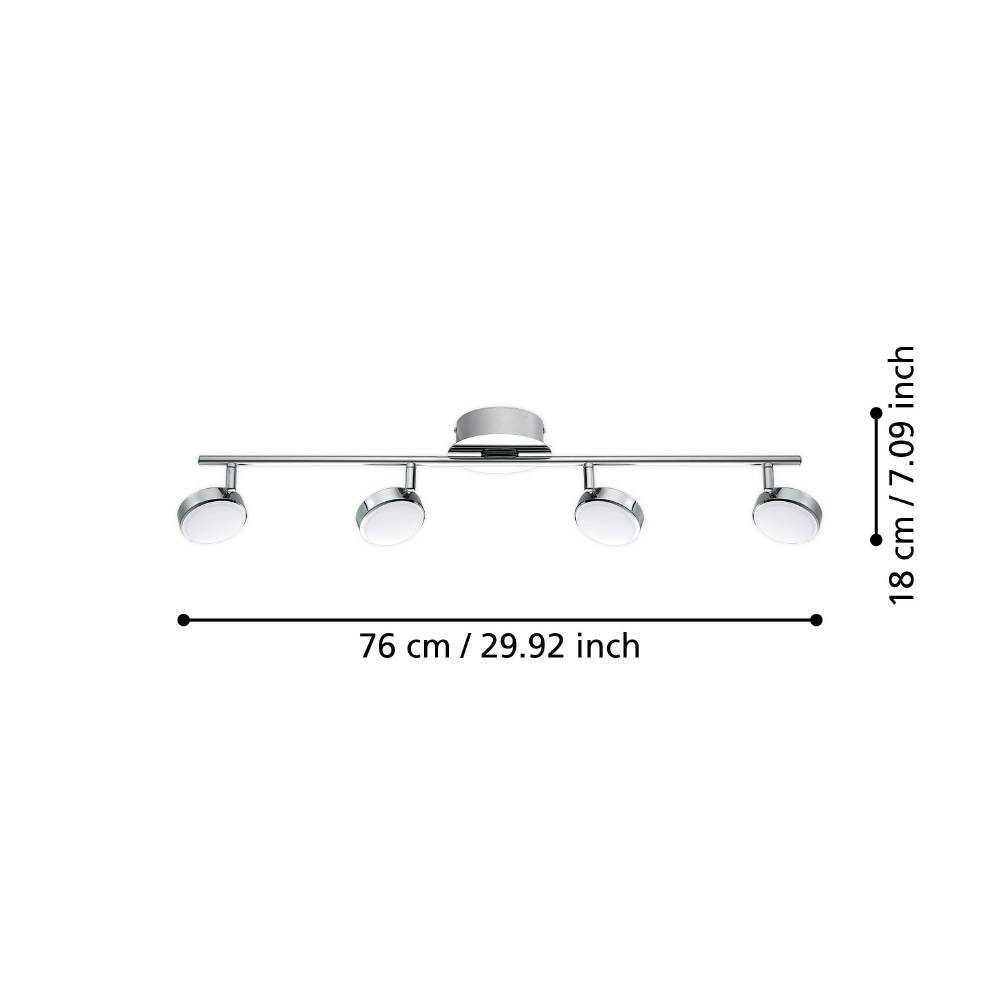 95632_DIMENSION_0001 | Eglo Romania Aplică/Plafonieră SALTO LED 4X5.4W IP20 95632