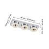95663_DIMENSION_0001 | Eglo Romania Aplică/Plafonieră FRADELO 3X3.5W IP20 95663