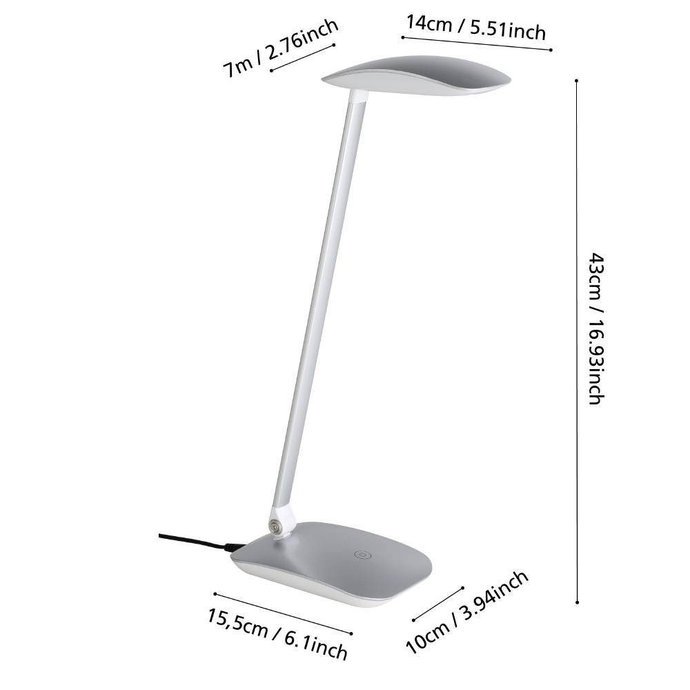 95694_DIMENSION_0001 | Eglo Romania Veioză CAJERO LED 4.8W IP20 95694