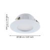 95817_DIMENSION_0001 | Eglo Romania Spot PINEDA LED 4.9W IP20/IP44 95817