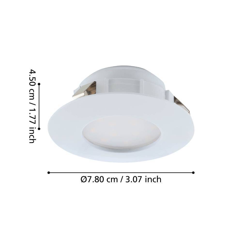 95817_DIMENSION_0001 | Eglo Romania Spot PINEDA LED 4.9W IP20/IP44 95817