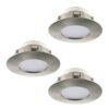 Set 3 spoturi PINEDA LED 3X4.9W IP20/IP44 95823