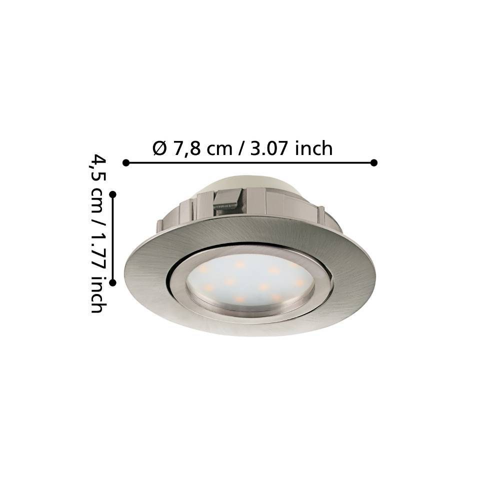 95859_DIMENSION_0001 | Eglo Romania Set 3 spoturi PINEDA LED 3X5.5W IP20 95859