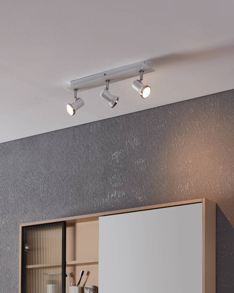 95994_AMBIENT_0001 | Eglo Romania Aplică/Plafonieră TAMARA 1 LED GU10 3X3W IP44 95994