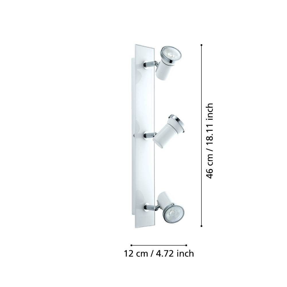 95994_DIMENSION_0001 | Eglo Romania Aplică/Plafonieră TAMARA 1 LED GU10 3X3W IP44 95994