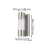 96013_DIMENSION_0001 | Eglo Romania Aplică ROBLEDO LED 2X3.7W IP44 96013