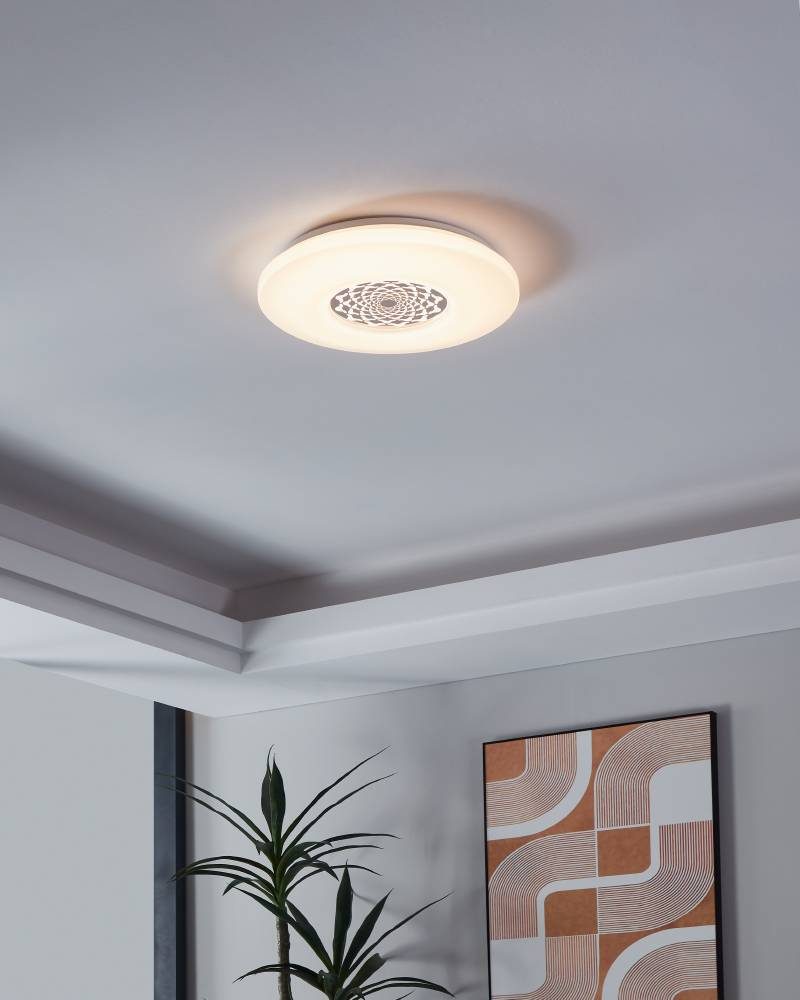 96026_AMBIENT_0001 | Eglo Romania Aplică/Plafonieră CAPASSO 1 LED 20W IP20 96026