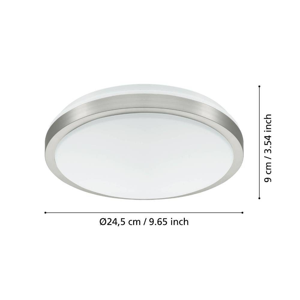 96032_DIMENSION_0001 | Eglo Romania Aplică/Plafonieră COMPETA 1 LED 15.6W IP20 96032