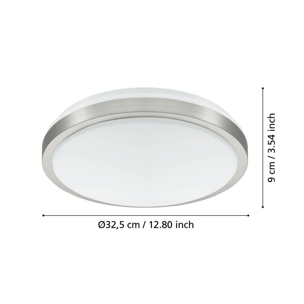 96033_DIMENSION_0001 | Eglo Romania Aplică/Plafonieră COMPETA 1 LED 18W IP20 96033