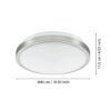 96034_DIMENSION_0001 | Eglo Romania Aplică/Plafonieră COMPETA 1 LED 20W IP20 96034