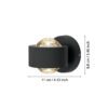 96049_DIMENSION_0001 | Eglo Romania Aplică ONO 2 LED 2X2.5W IP20 96049