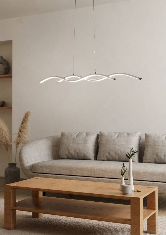 96103_AMBIENT_0001 | Eglo Romania Lustră LASANA 2 LED 19W IP20 96103