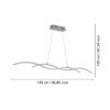 96104_DIMENSION_0001 | Eglo Romania Lustră LASANA 2 LED 24.5W IP20 96104