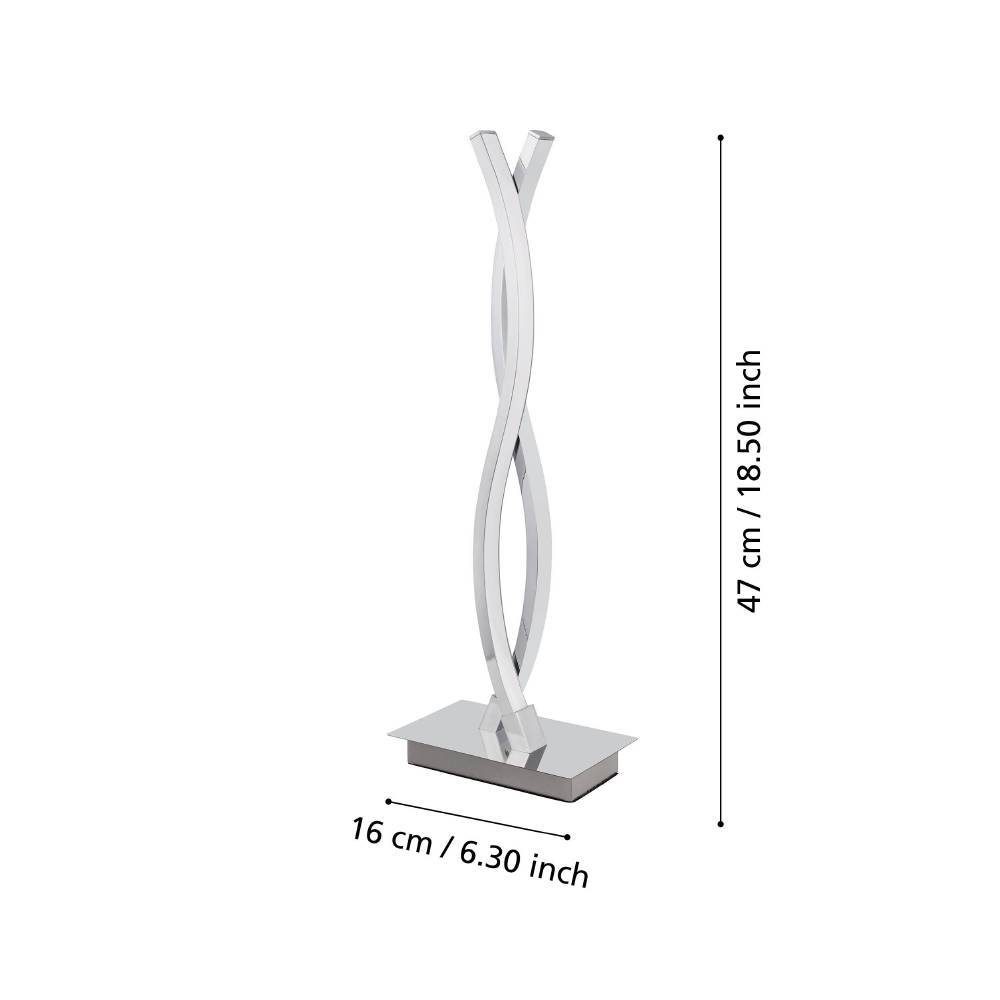 96105_DIMENSION_0001 | Eglo Romania Veioză LASANA 2 LED 2X5.5W IP20 96105