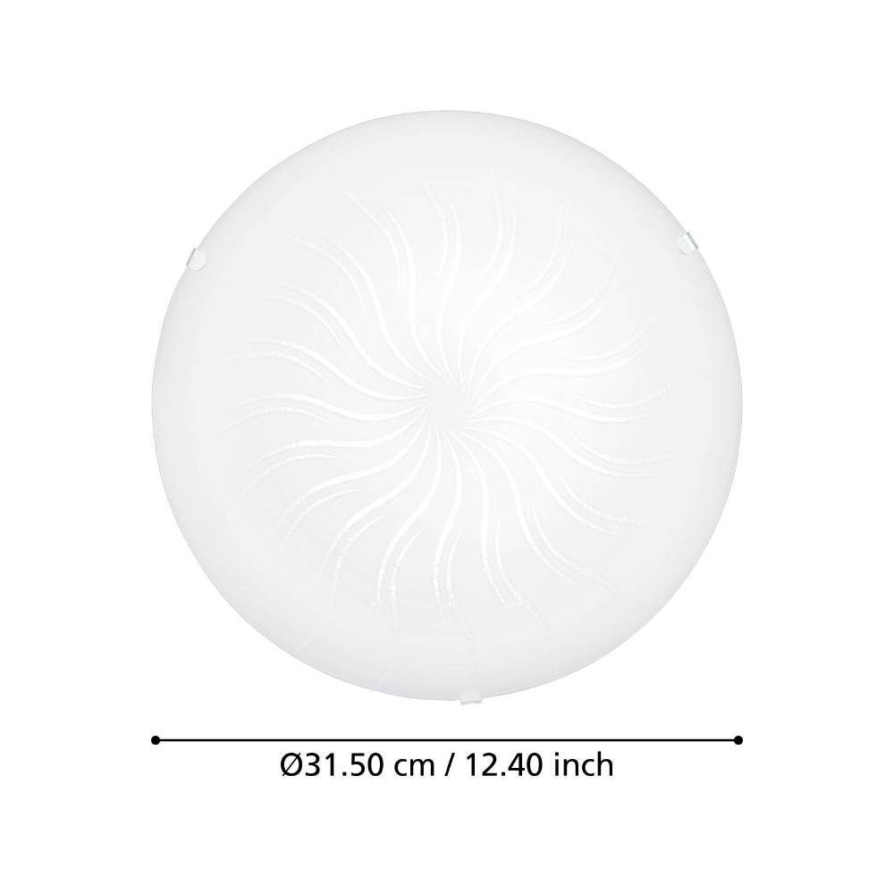 96111_DIMENSION_0001 | Eglo Romania Aplică/Plafonieră MARGITTA 1 LED 3X3.6W IP20 96111