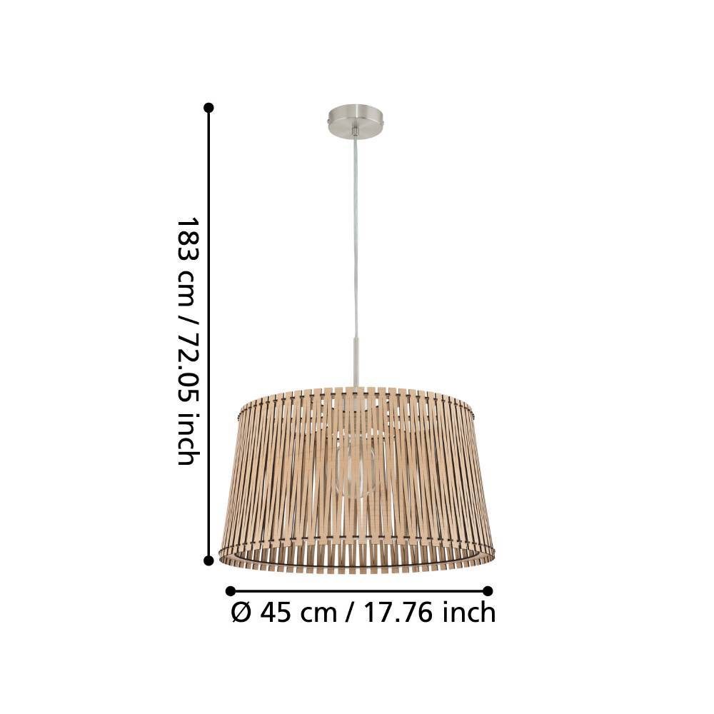 96193_DIMENSION_0001 | Eglo Romania Pendul SENDERO E27 IP20 96193