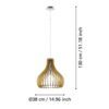 96258_DIMENSION_0001 | Eglo Romania Pendul TINDORI E27 IP20 96258