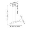 96331_DIMENSION_0001 | Eglo Romania Lustră NEVADO LED 23.6W IP20 96331