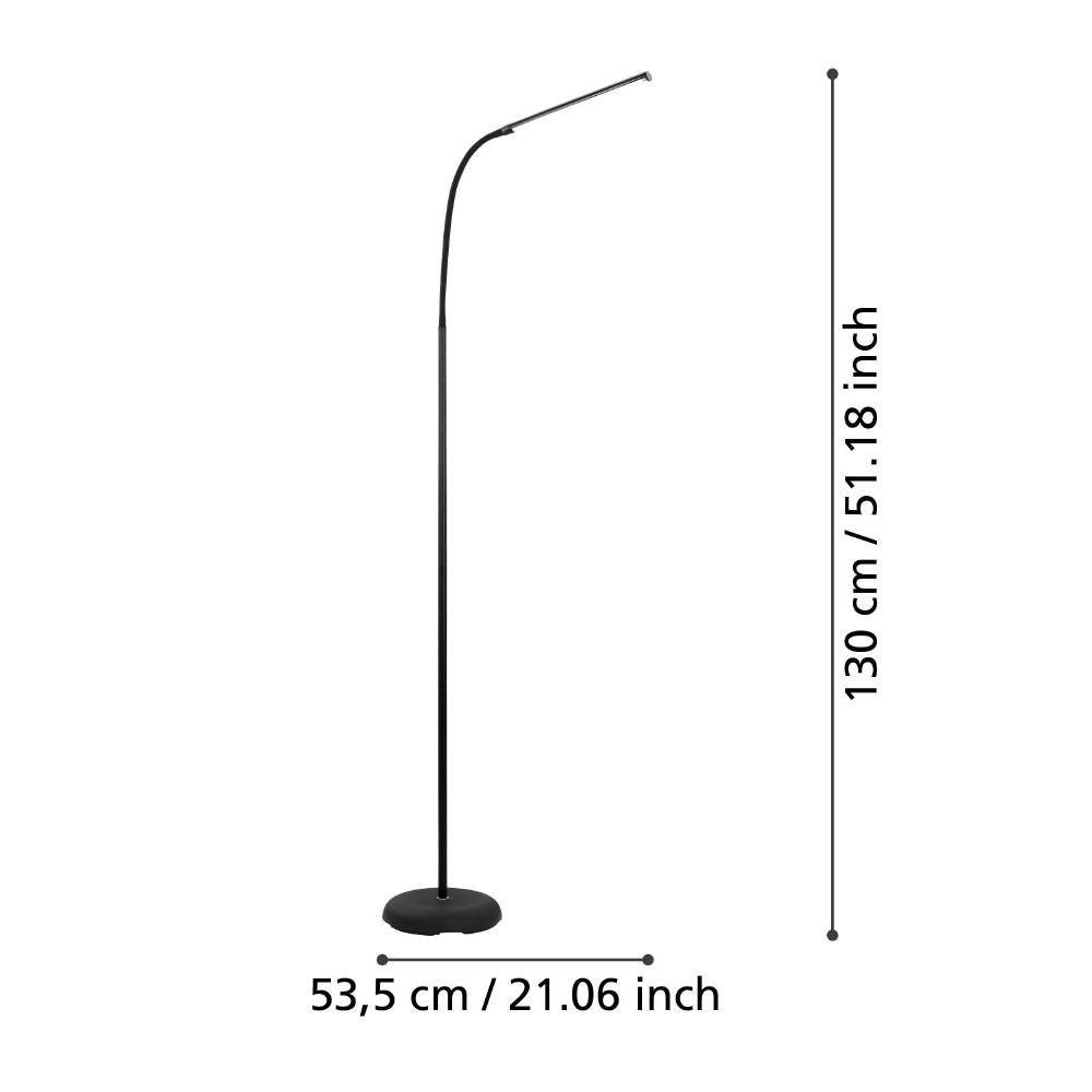 96439_DIMENSION_0001 | Eglo Romania Lampadar LAROA LED 4.2W IP20 96439