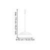 96474_DIMENSION_0001 | Eglo Romania Pendul ALVEZ E27 IP20 96474