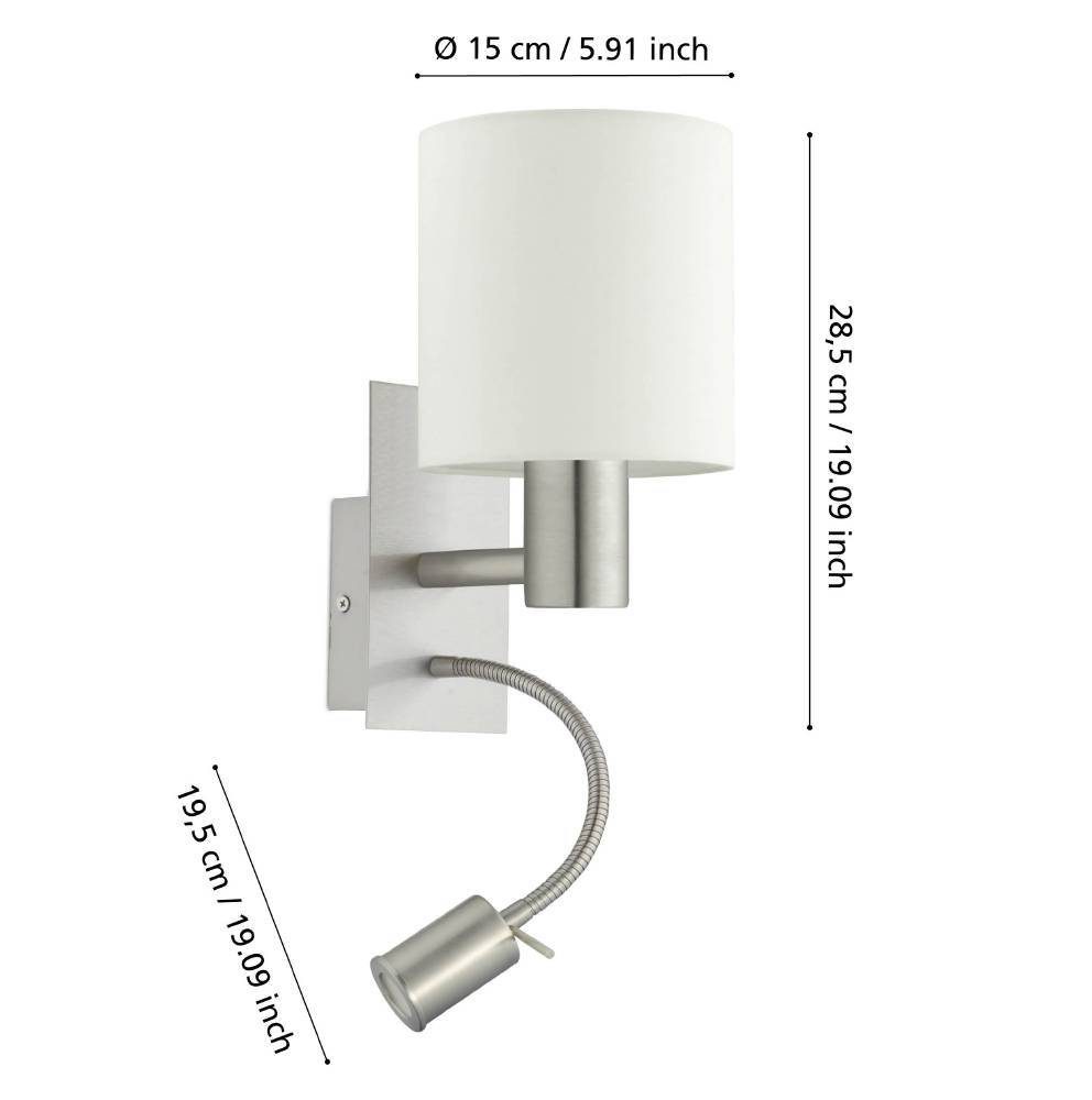 96477_DIMENSION_0001 | Eglo Romania Aplică PASTERI E27;LED 3.8W IP20 96477