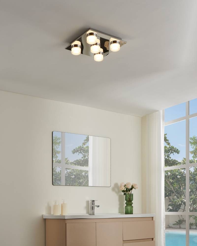 96544_AMBIENT_0001 | Eglo Romania Plafonieră ROMENDO 1 LED 5X5.4W IP44 96544