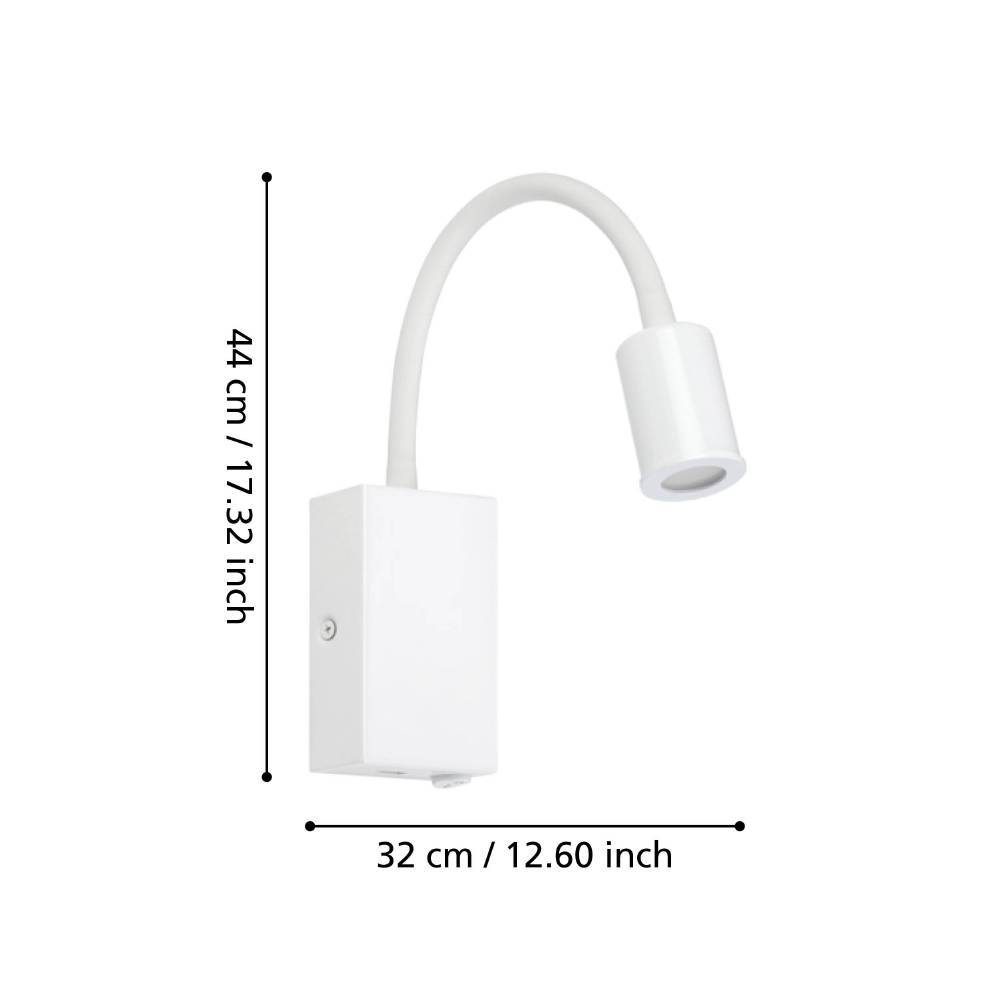 96566_DIMENSION_0001 | Eglo Romania Bază aplică TAZZOLI LED 3.8W IP20 96566