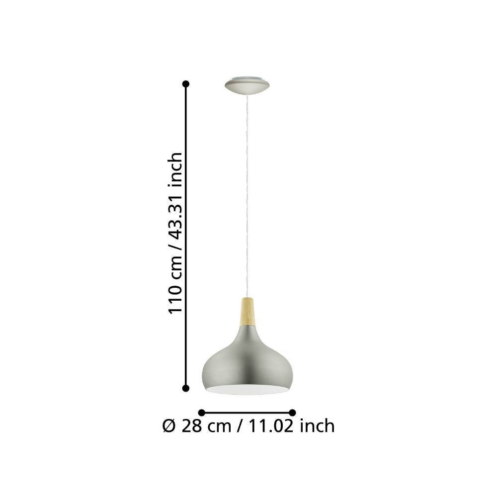 96985_DIMENSION_0001 | Eglo Romania Pendul SABINAR E27 IP20 96985