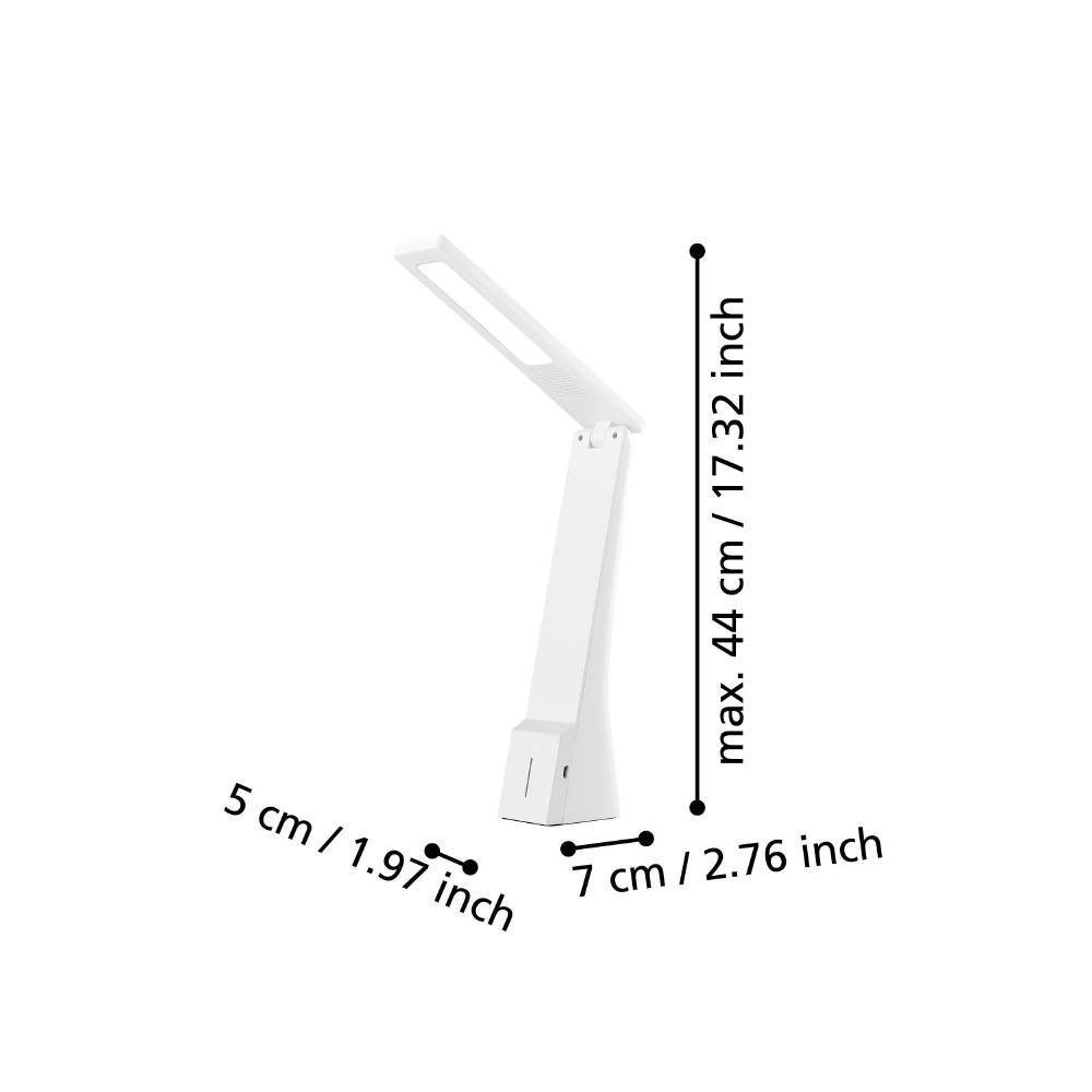 97044_DIMENSION_0001 | Eglo Romania Veioză LA SECA LED 1.8W IP20 97044