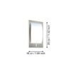 97238_DIMENSION_0001 | Eglo Romania Aplică VERRES E27-LED 12W IP44 97238